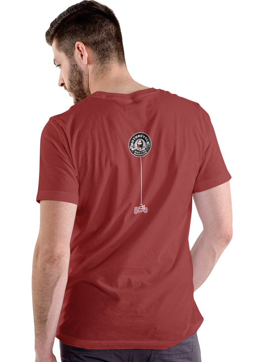 Unleash The Fury Biker T-Shirt India | Front Back Print – back view