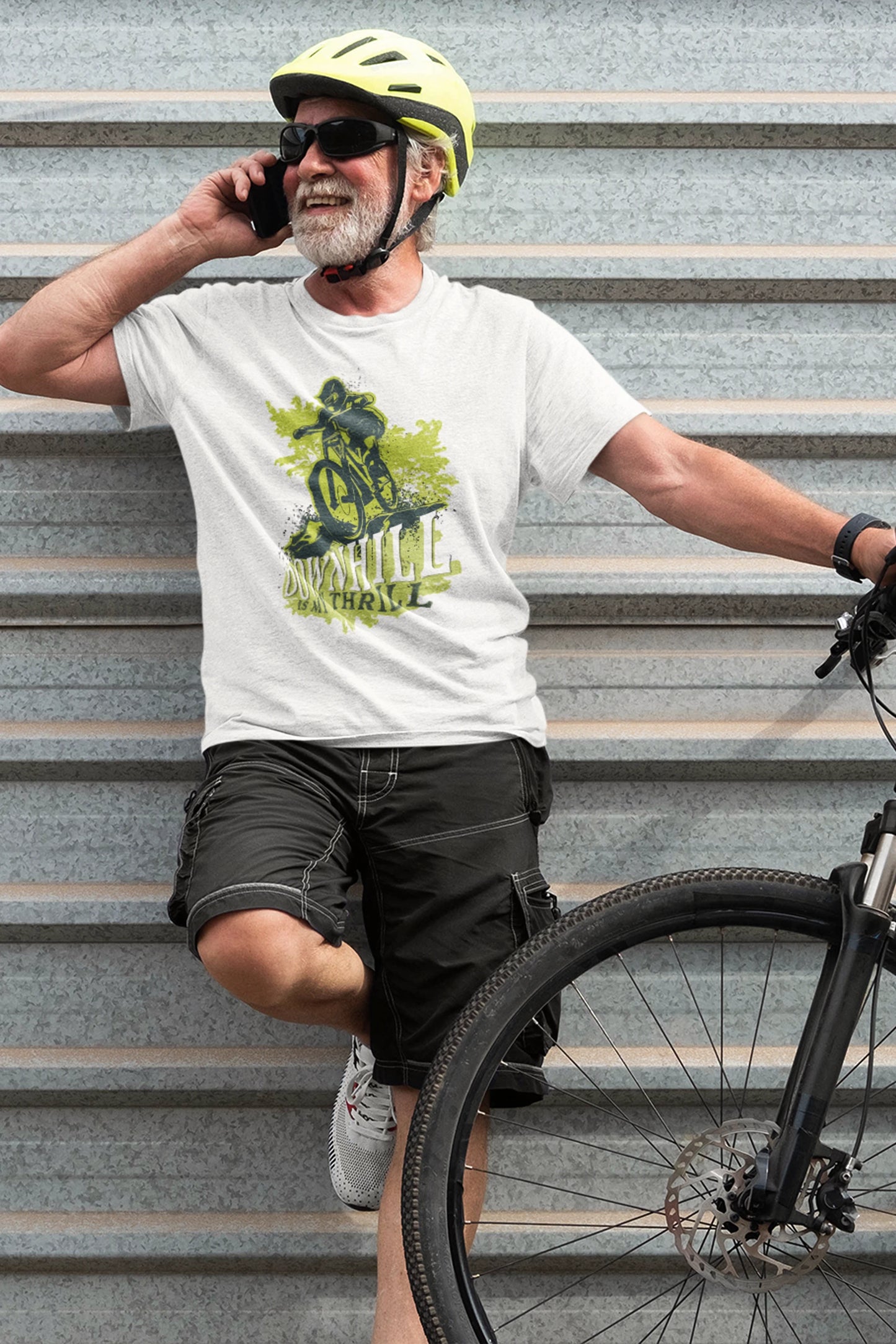 Downhill is My Thrill MTB T-Shirt India | Cyclist Tee | Trendjee
