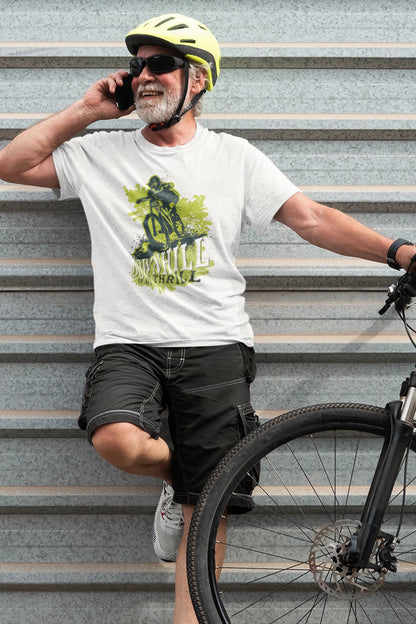 Downhill is My Thrill MTB T-Shirt India | Cyclist Tee | Trendjee