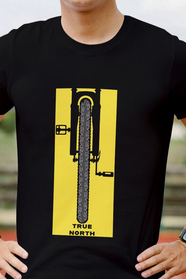 True North MTB T-Shirt India | Mountain Bike Adventure – detail view