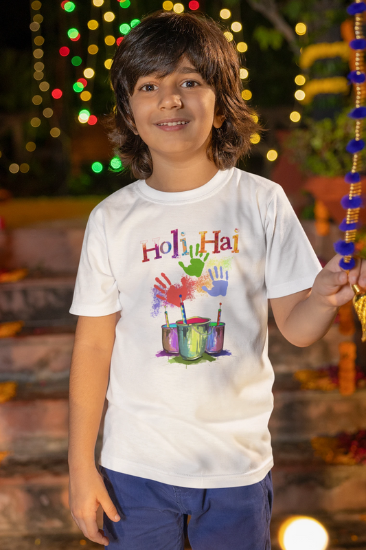 Colour Bucket-Kids Crew NecK