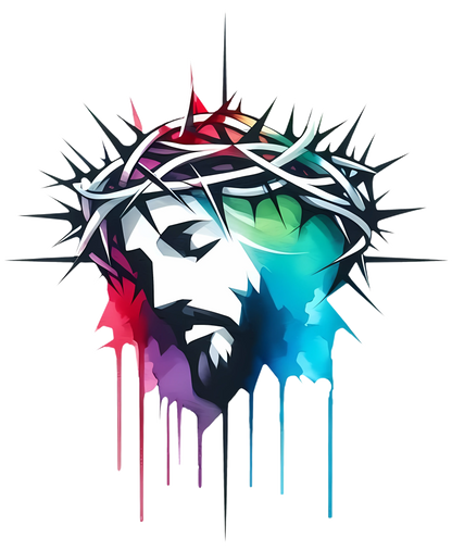 Jesus Crown of Thorns T-Shirt India | Divine Stories – back view