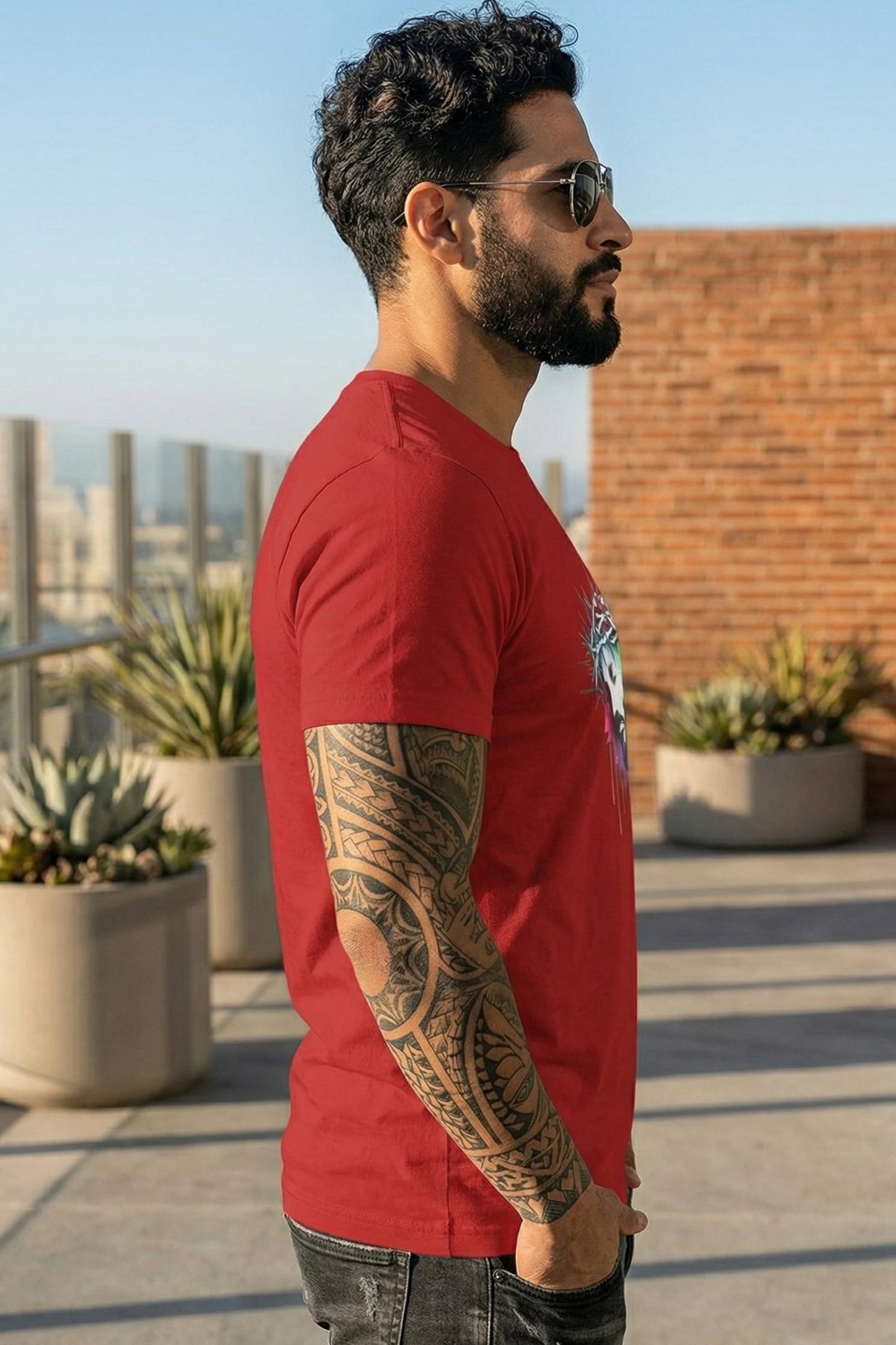 Jesus Crown of Thorns T-Shirt India | Divine Stories | Trendjee