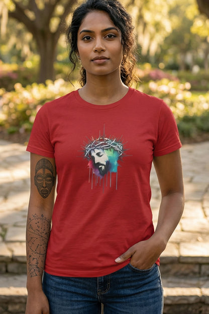 Jesus Crown of Thorns T-Shirt India | Divine Stories | Trendjee